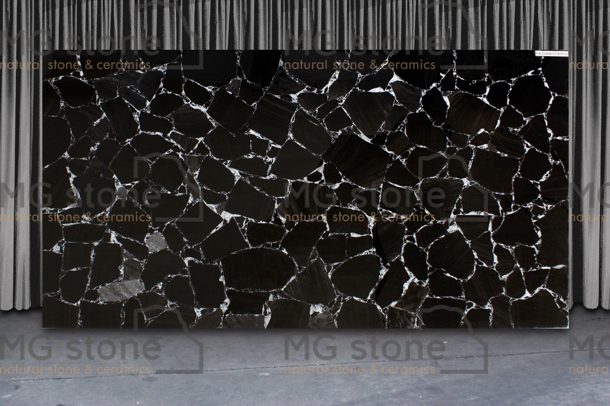 Полудрагоценные камни Black Obsidian Silver